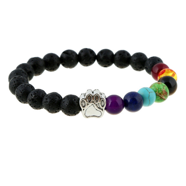 Natural Stone Bead Yoga Bracelet