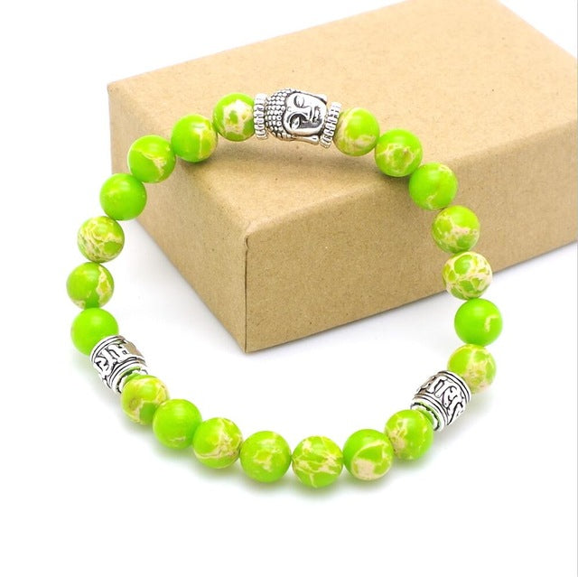 Mens Womens 7 Chakra Mixed Stone Healing Chakra