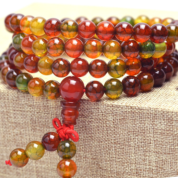 Prayer Beads Necklace Gourd Mala Prayer Bracelet