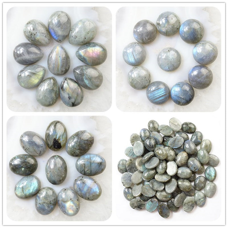 10Pcs Natural Labradorite
