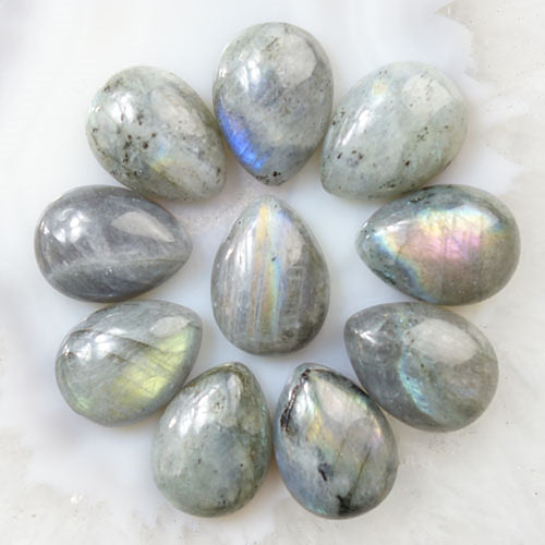 10Pcs Natural Labradorite