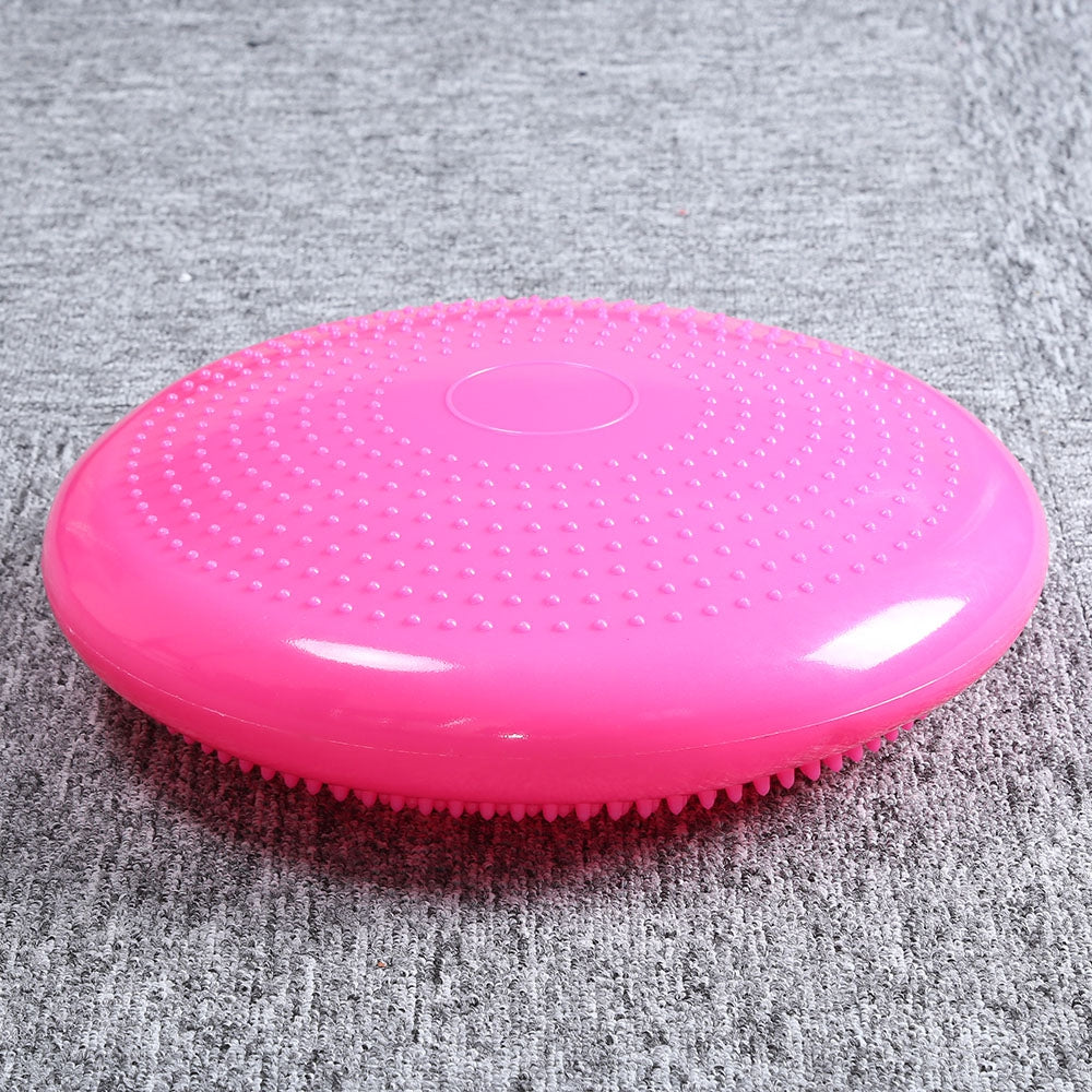 DIA 33cm Durable Universal Inflatable Yoga Wobble Stability Balance Disc