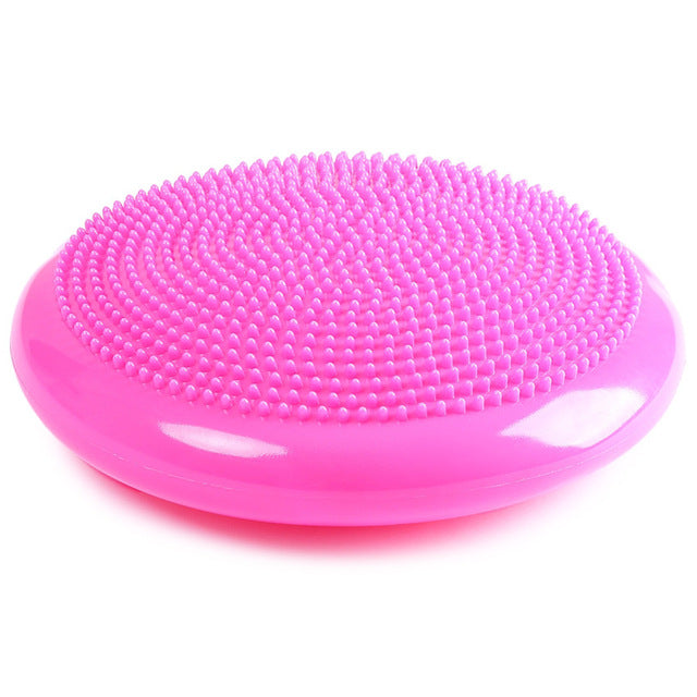 DIA 33cm Durable Universal Inflatable Yoga Wobble Stability Balance Disc