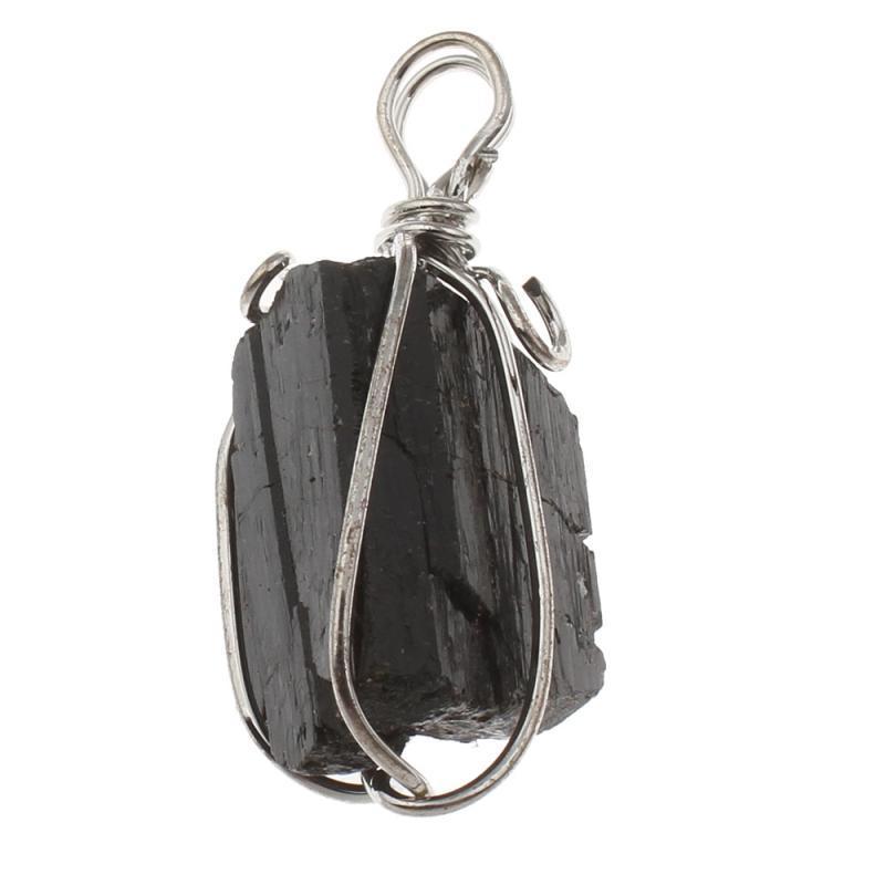 New Dipped Black Tourmaline Pendant