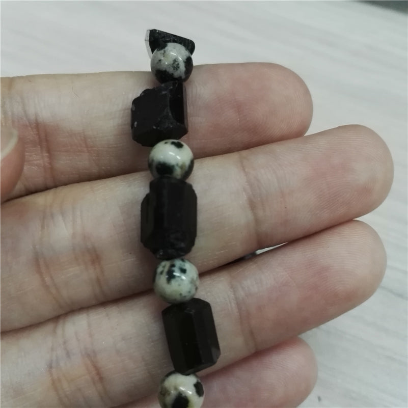 Round Hematite Brown Tiger Eye Metal Charms