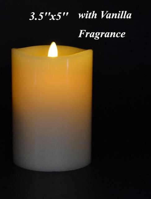 3.5 Inch Flamless Vanilla Scented Candle