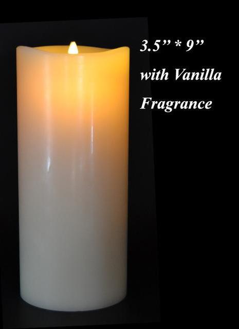 3.5 Inch Flamless Vanilla Scented Candle