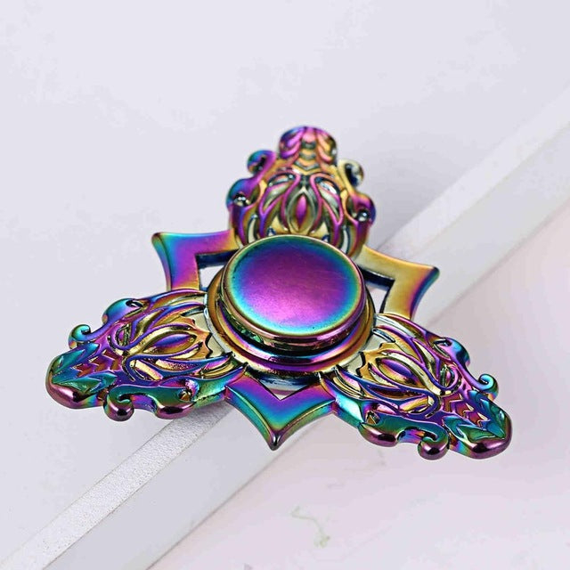 Game of Throne Metal Rainbow Dragon Head Fidget Spinner