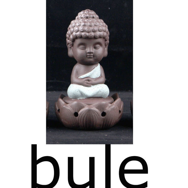 Buddha statue incense cones Ceramic Incense Burner