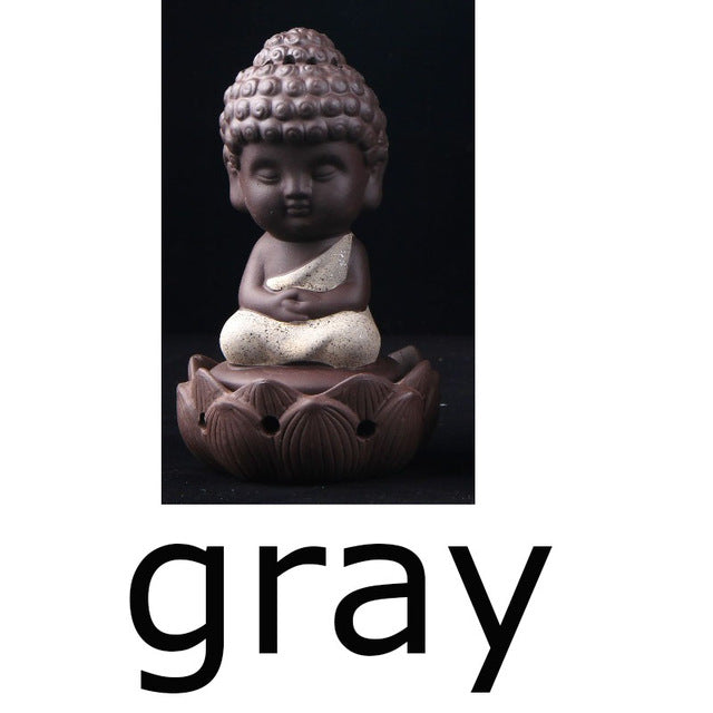 Buddha statue incense cones Ceramic Incense Burner