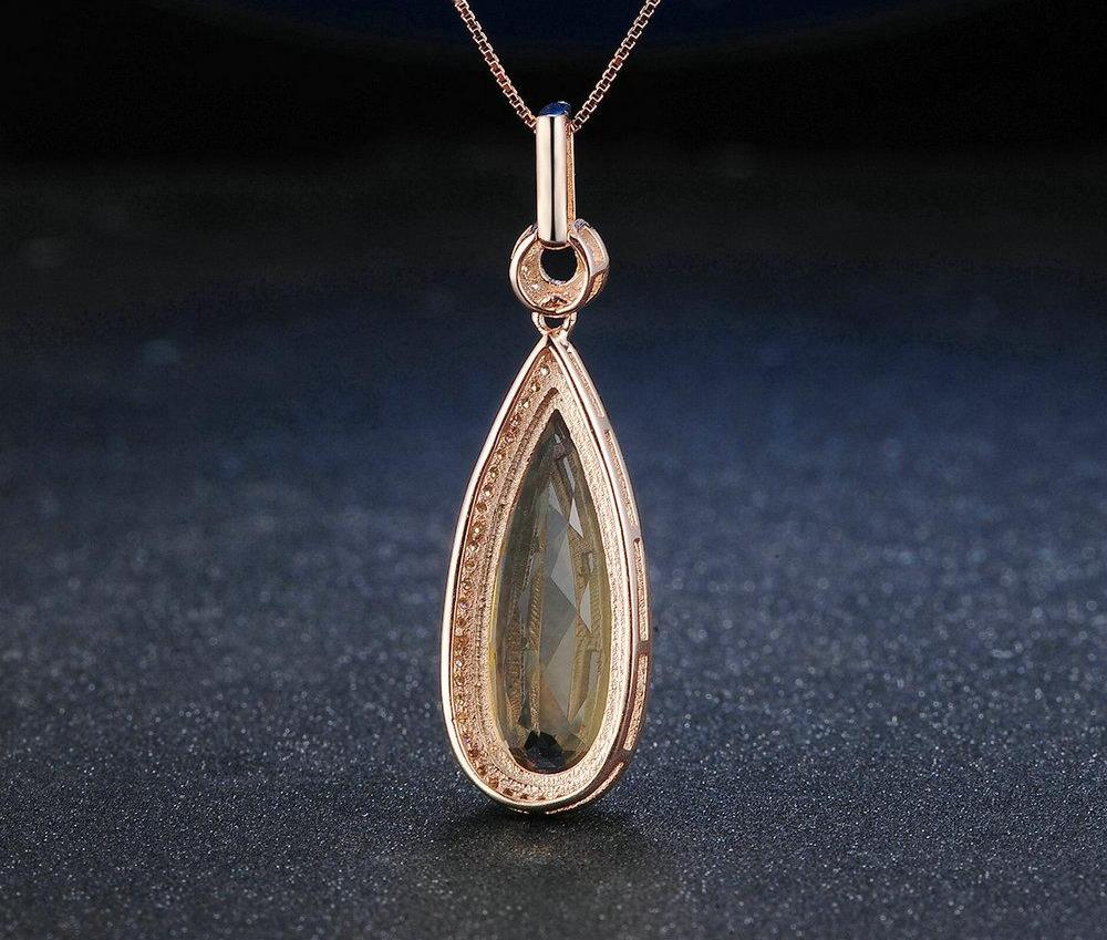 Lamoon Luxury Natural TearDrop Citrine