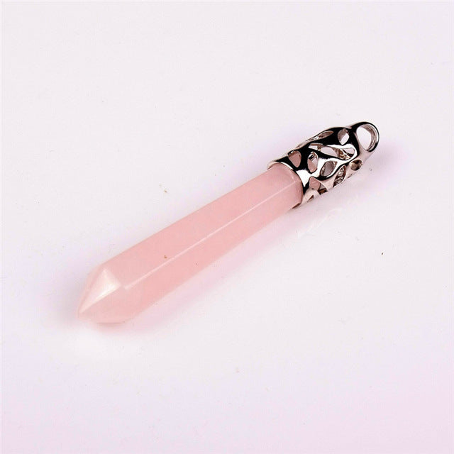 Natural Mix Crystal Hexagon Point Reiki Chakra Healing