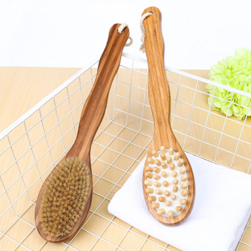 Body Brush For Dry Skin Brushing Back Scrubber For Skin