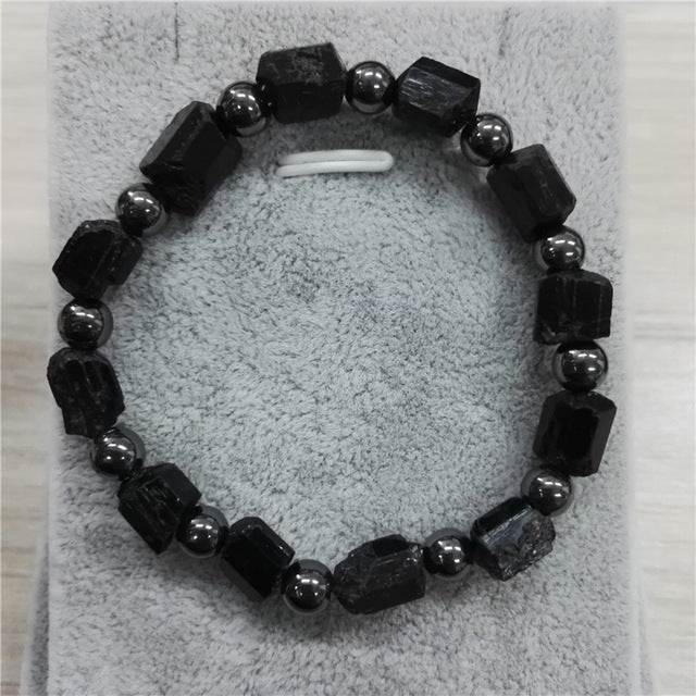 Round Hematite Brown Tiger Eye Metal Charms