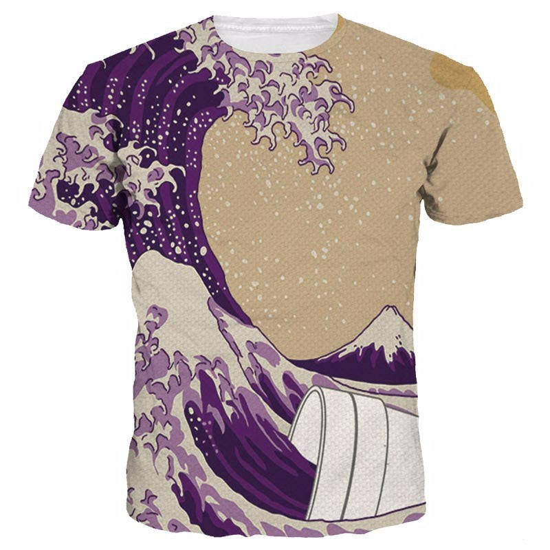 High quality Men Women 3d cool shirt Print work hard Encourage Short Sleeve