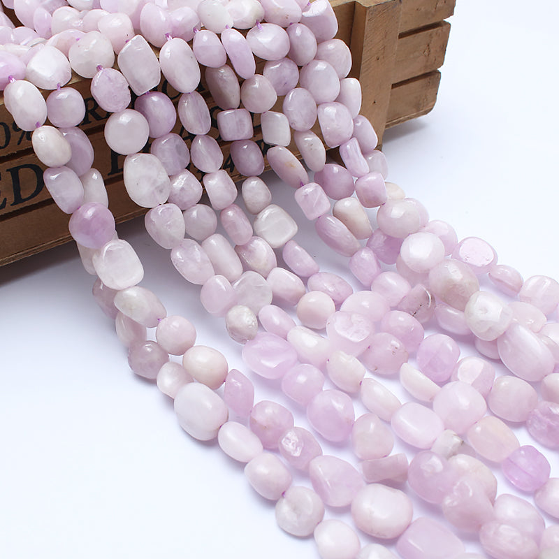 Natural Stone Beads 8-10mm Irregular Kunzite