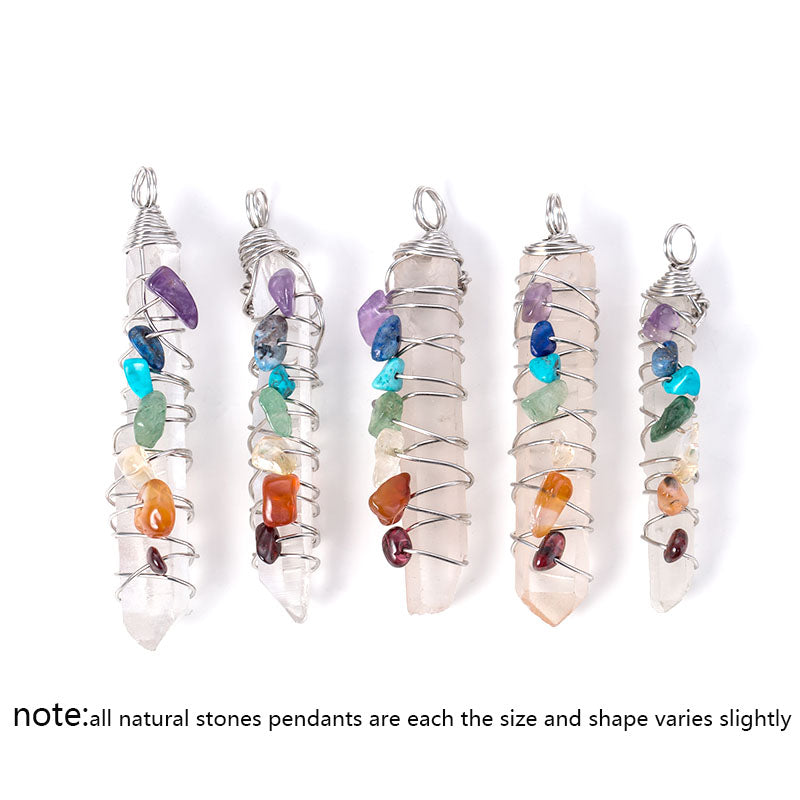 New Arrival reiki chakra Healing crystal Pendant
