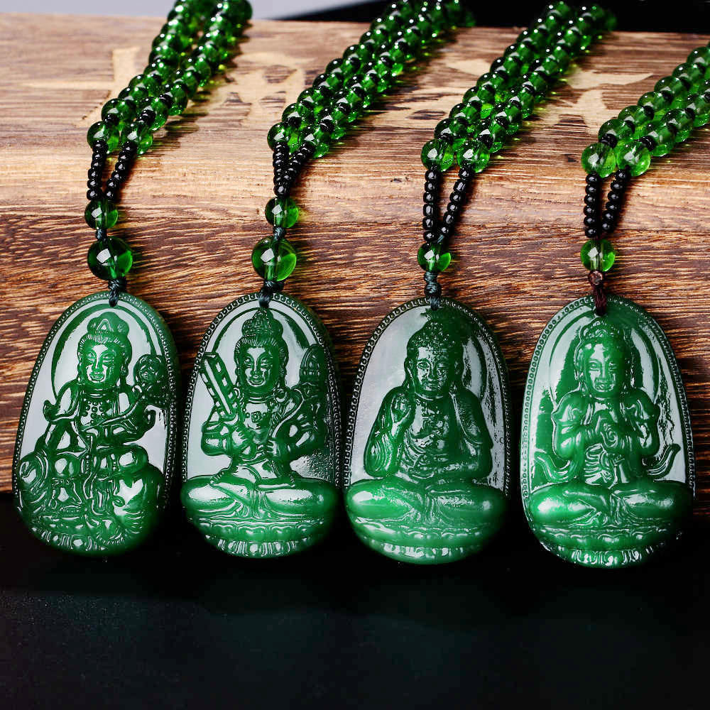 Natural Green Buddha A Buddism Buddha Pendant