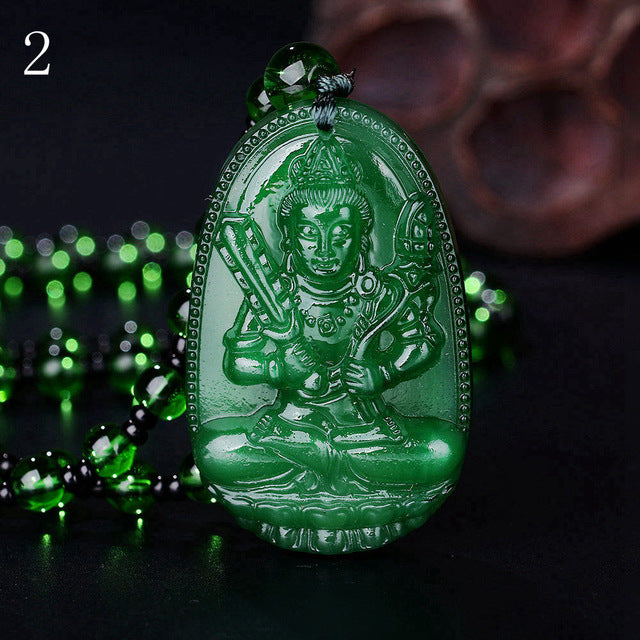 Natural Green Buddha A Buddism Buddha Pendant