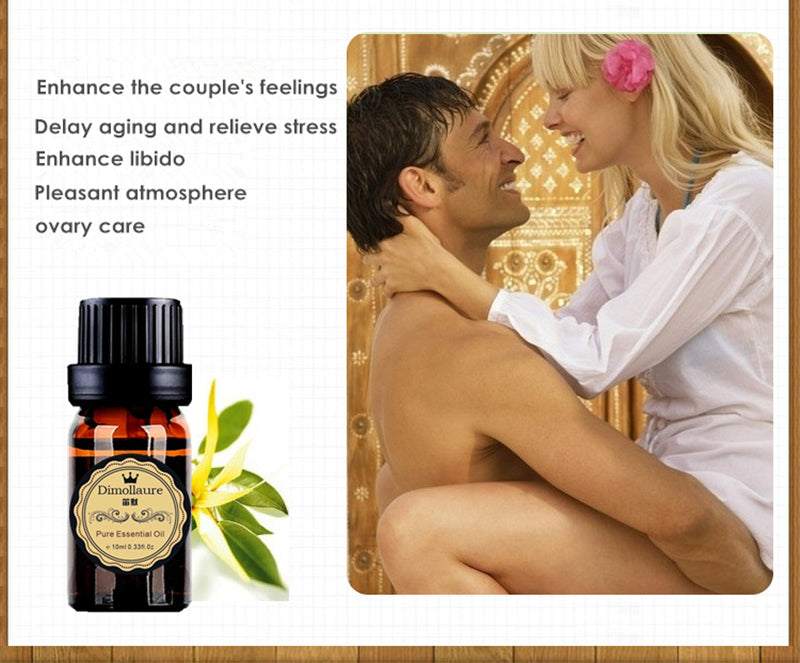 Dimollaure Ylang Essential Oil Aphrodisiac Skin Care Body Massage Oil