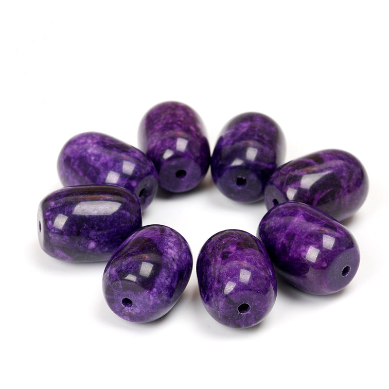 Aladdin New Arrival Barrel beads Charoite stone
