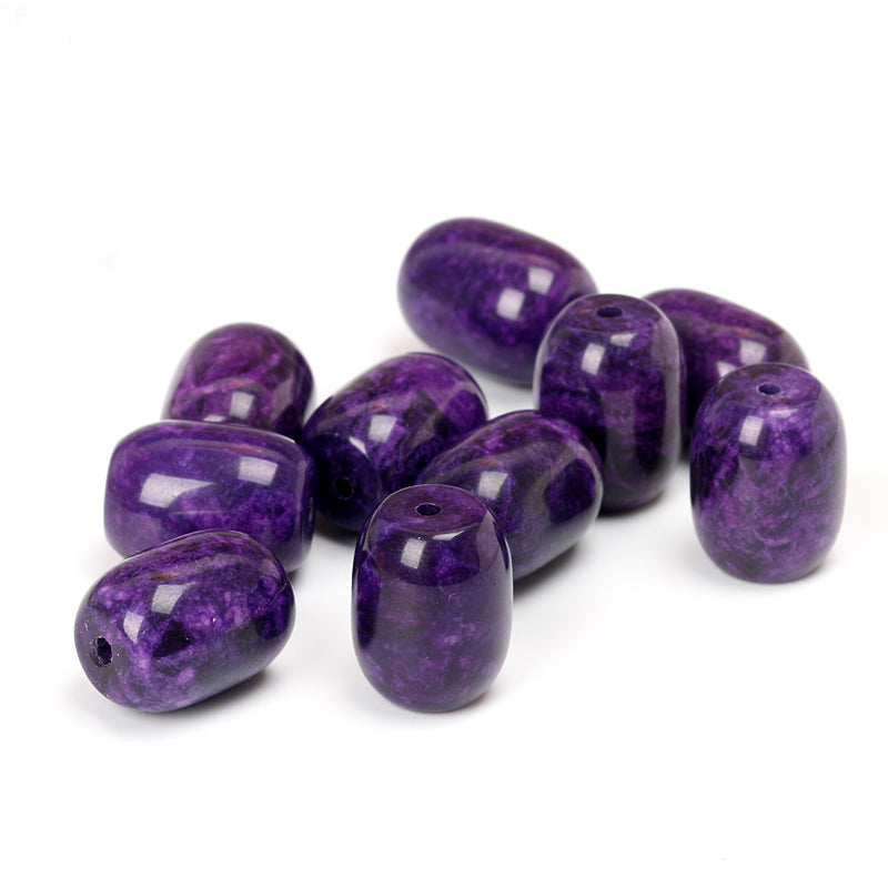 Aladdin New Arrival Barrel beads Charoite stone