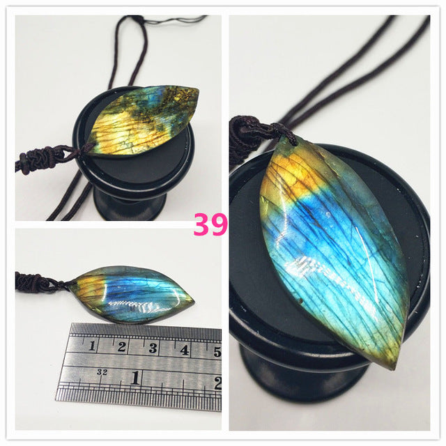 Natural Moonstone Sunstone Labradorite Pendant