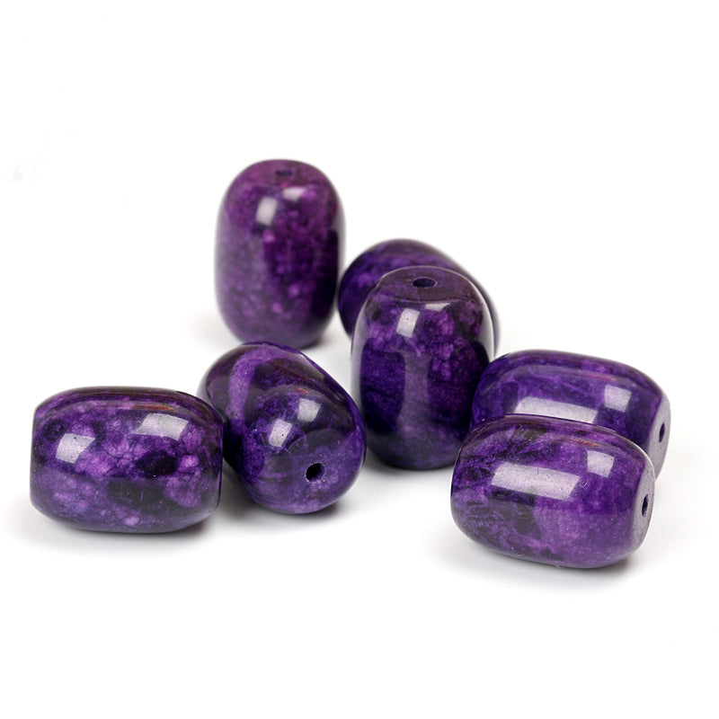 Aladdin New Arrival Barrel beads Charoite stone