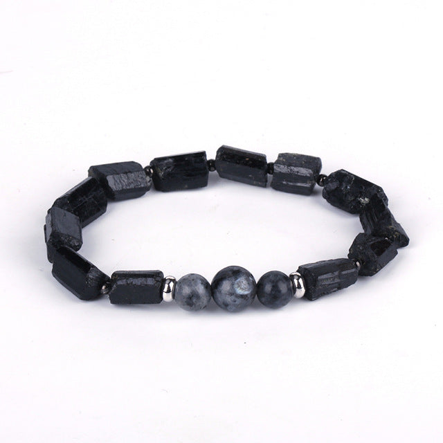 Round Hematite Brown Tiger Eye Metal Charms
