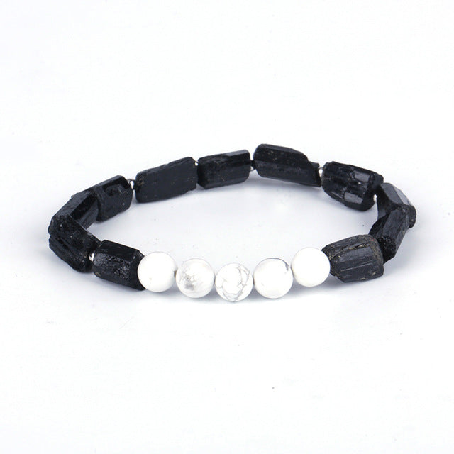 Round Hematite Brown Tiger Eye Metal Charms