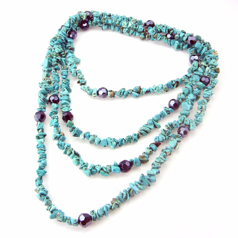 Hot-selling Bohemian style Turquoises Necklace