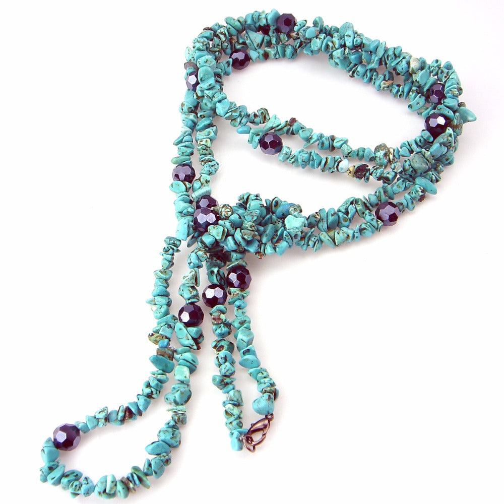Hot-selling Bohemian style Turquoises Necklace