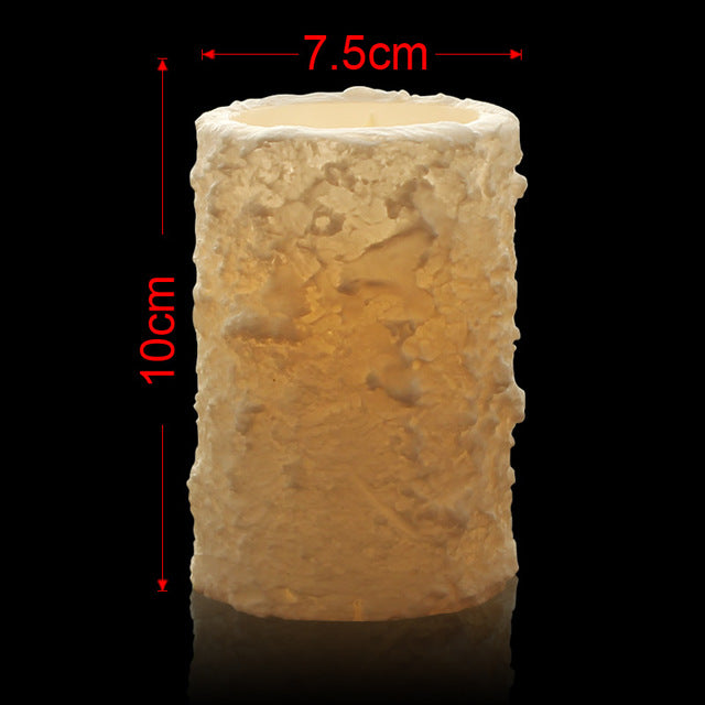 1pc flameless wax LED Candles with remote control