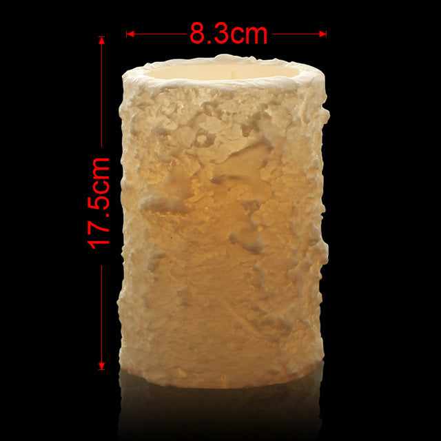 1pc flameless wax LED Candles with remote control