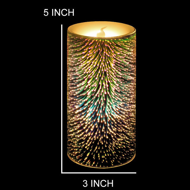1Pcs colorful seven color changing Flameless Candles