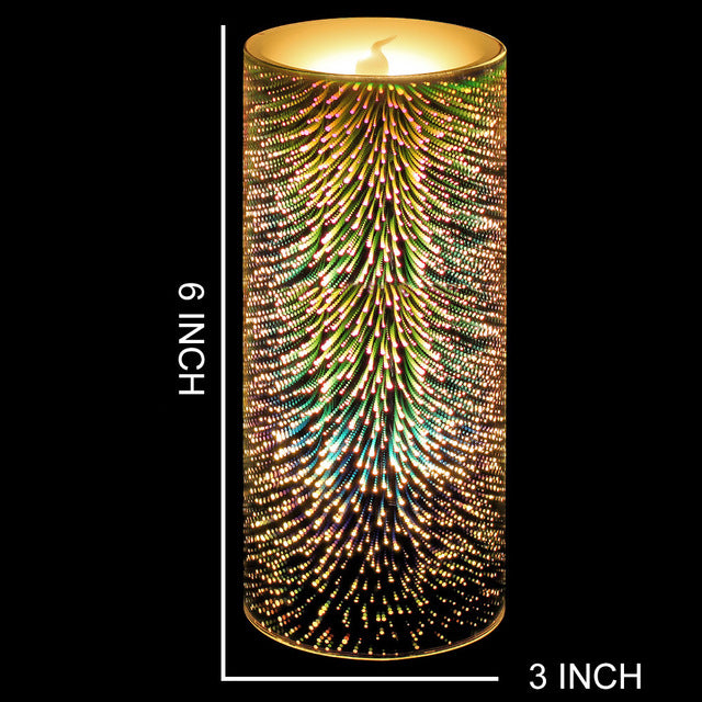 1Pcs colorful seven color changing Flameless Candles