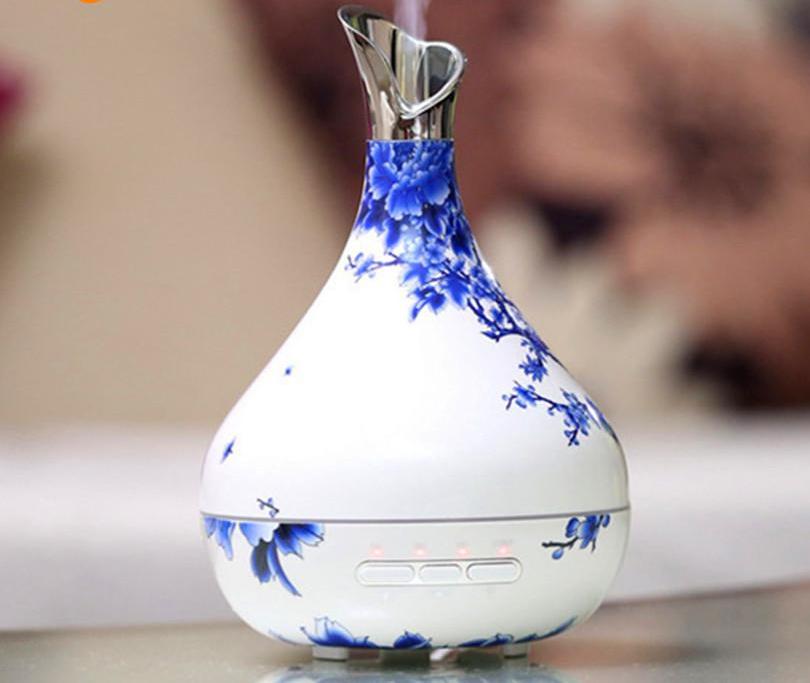 Automatic Auto-Sensor Turn On/Off Blue White Porcelain