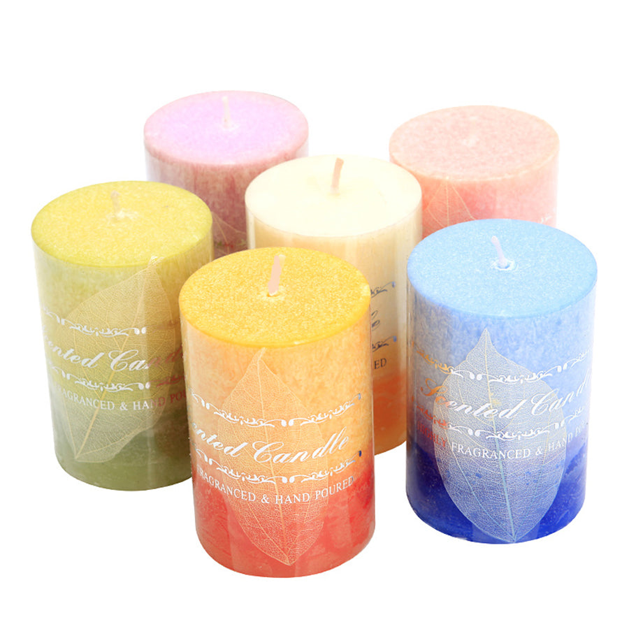 Mixed Color Romantic Candle Holder Scented Candles