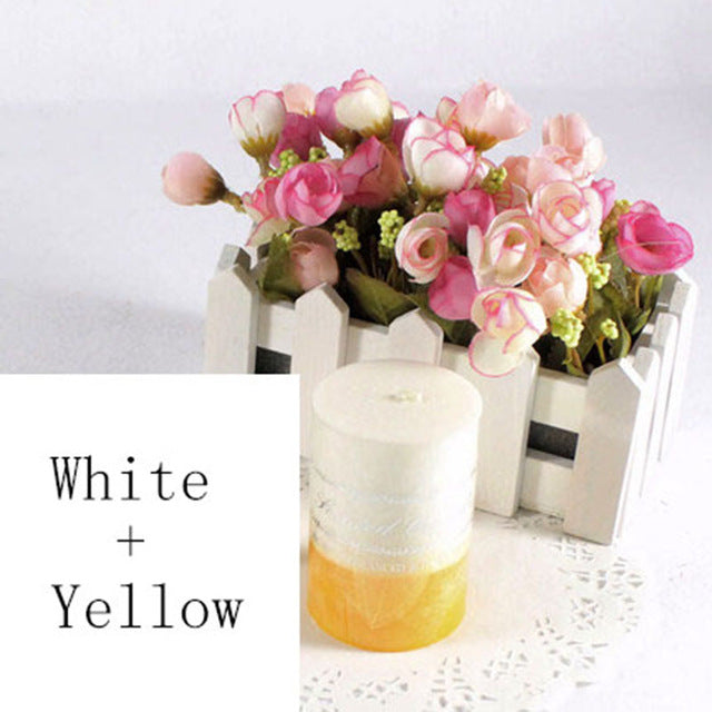 Mixed Color Romantic Candle Holder Scented Candles