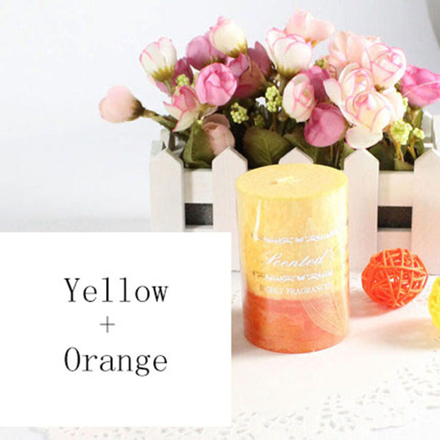 Mixed Color Romantic Candle Holder