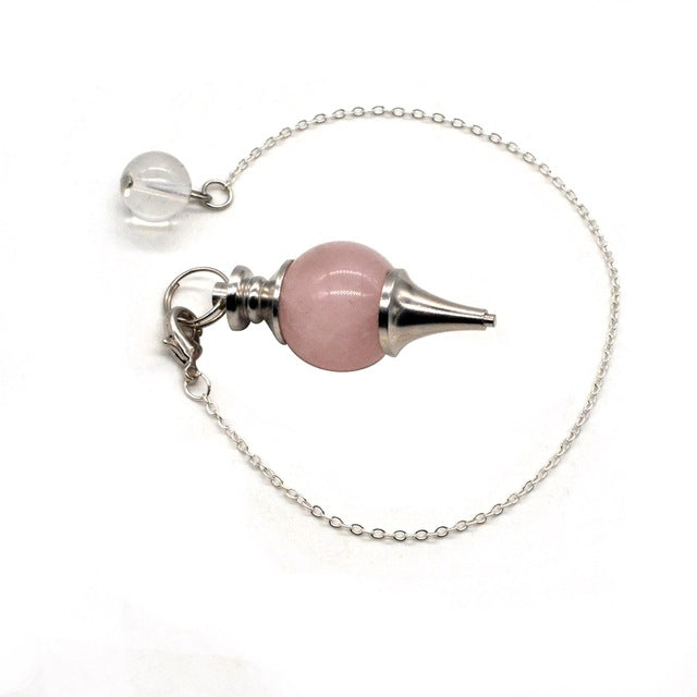 7 Chakra Healing Natural Stone Lapis Lazuli Pendulum Pendant Necklace