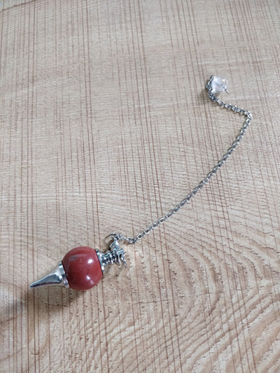 7 Chakra Healing Natural Stone Lapis Lazuli Pendulum Pendant Necklace