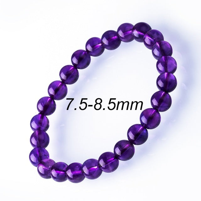Amethyst Stone Natural Amethyst Crystal Bracelet