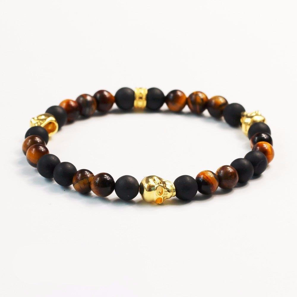 Muffiy Brand Black Matte Obsidian Beads Necklace