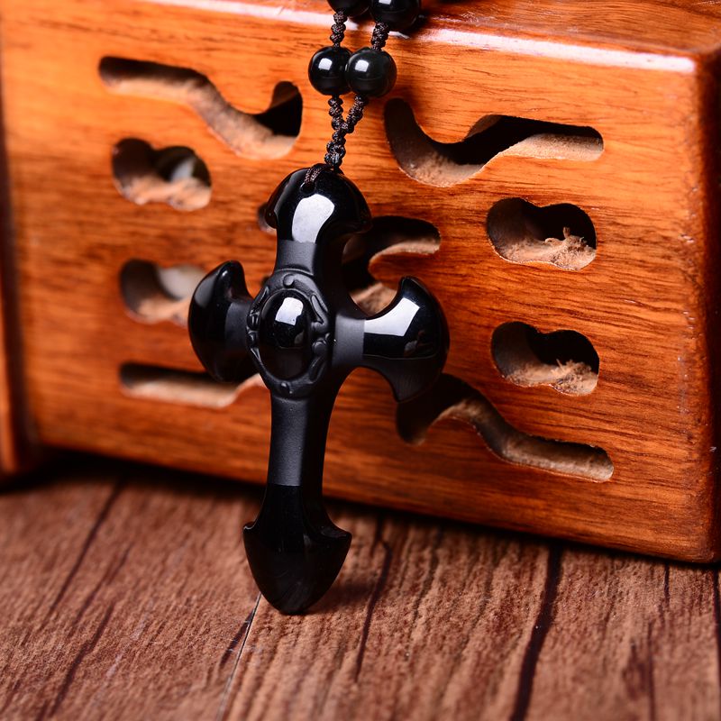 High Quality Unique Natural Black Obsidian