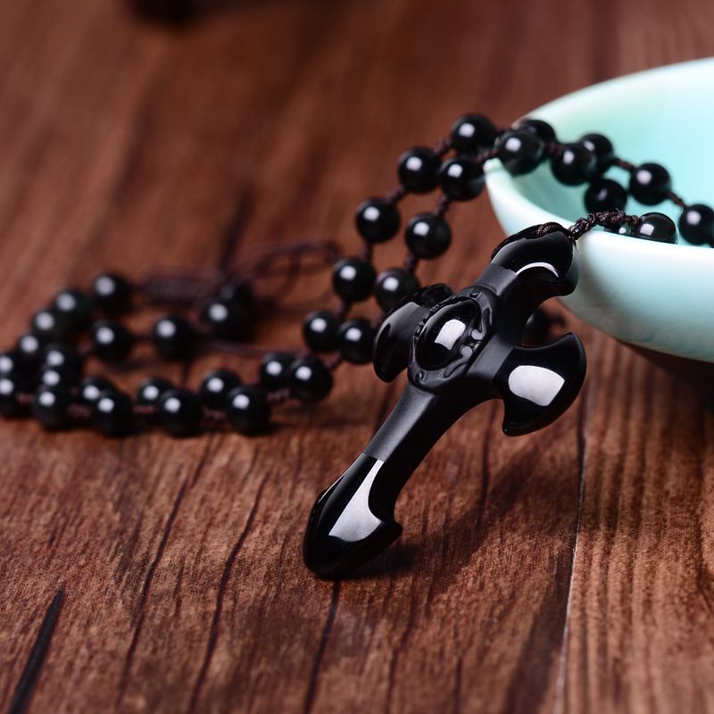 High Quality Unique Natural Black Obsidian