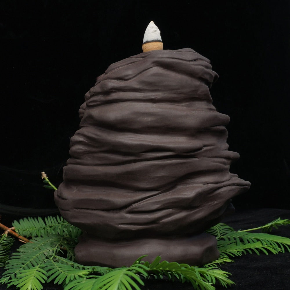 Ceramic Buddha Head Incense Burner