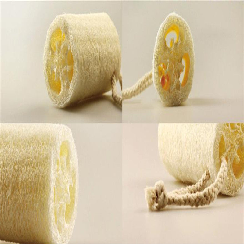Brush for dry massage New Natural Loofah Bowl Scrubber