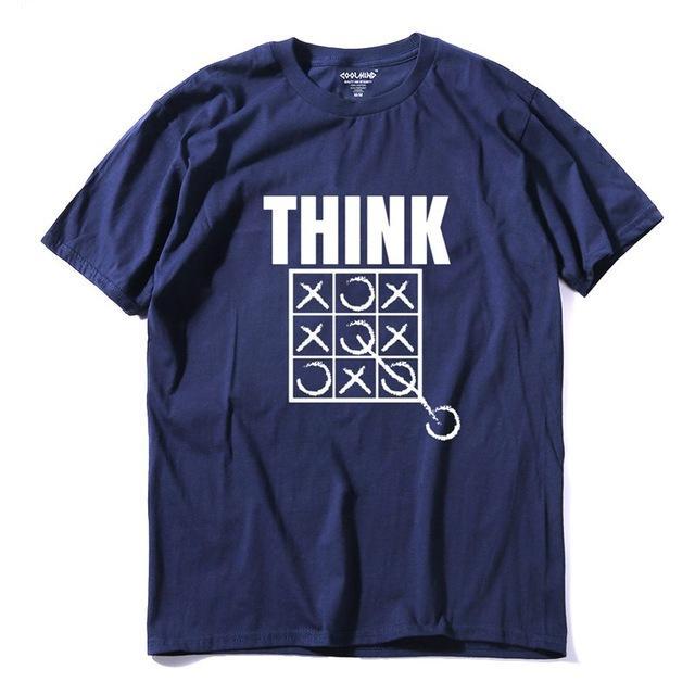 THE COOLMIND Think Outside The Box Funny Cool Creative Men T Shirt