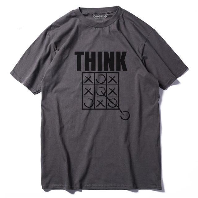 THE COOLMIND Think Outside The Box Funny Cool Creative Men T Shirt